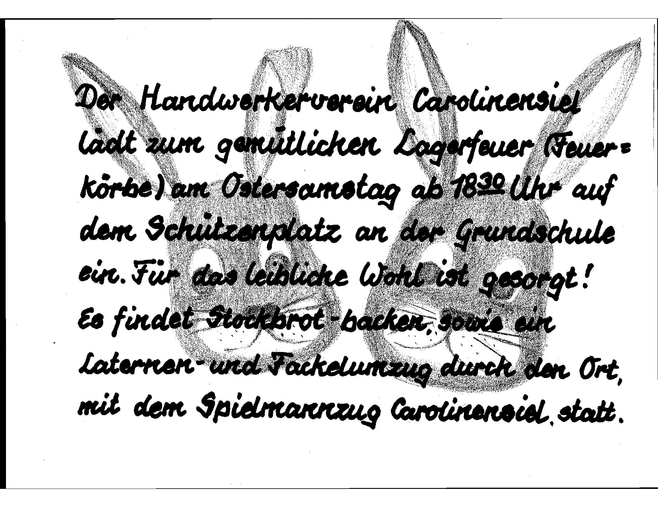 Osterfeuer 2025 Clinsieler Nachrichten