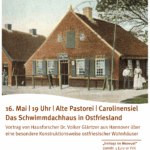 Das Schwimmdachhaus an der Küste Ost-Frieslands