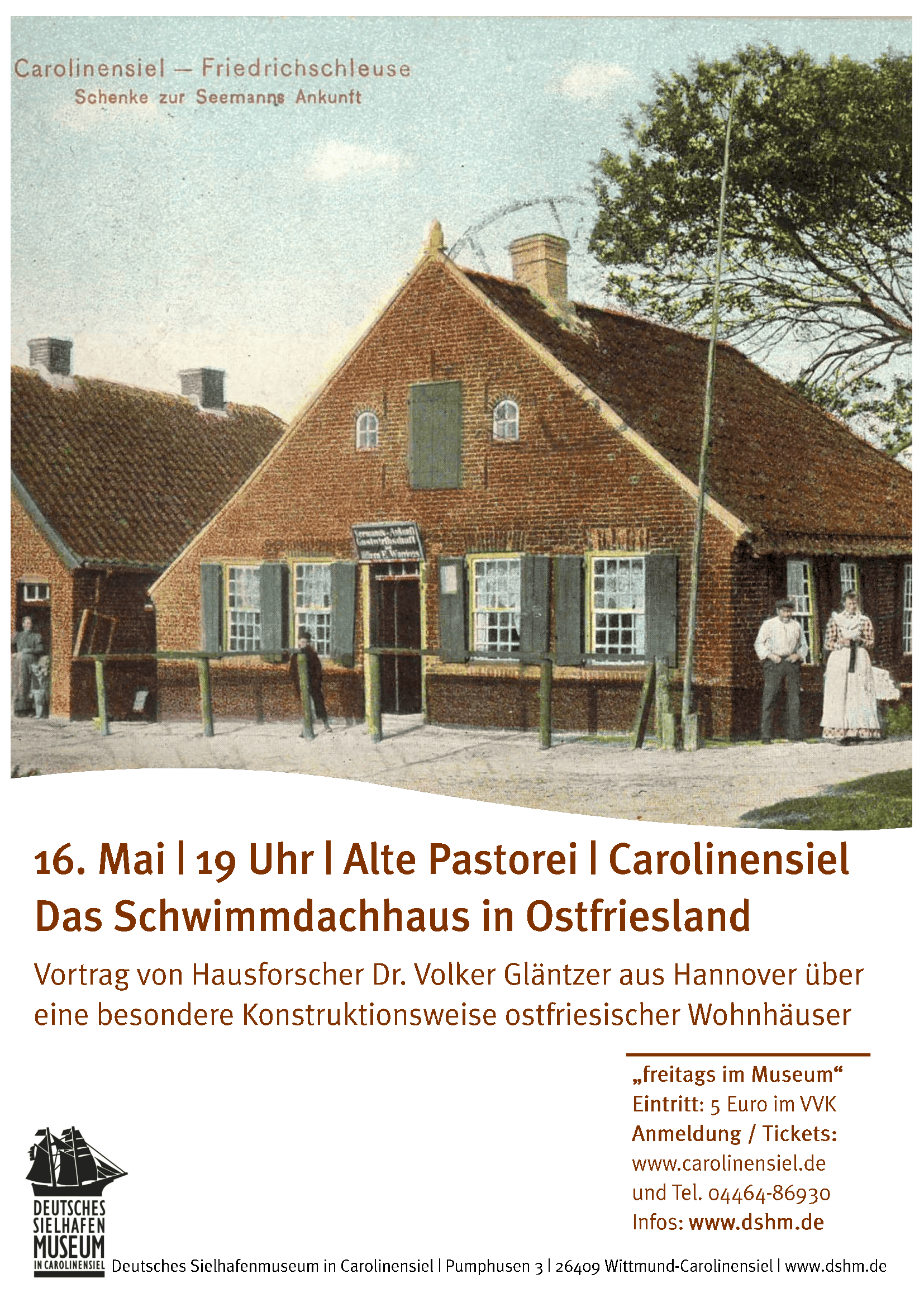 Das Schwimmdachhaus an der Küste Ost-Frieslands