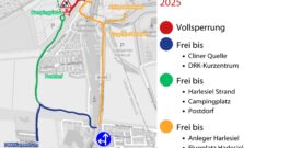 Neue Wegführung ab Montag, 15.9.25