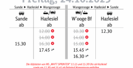 Der Sturm kommt, die Fähren fallen aus