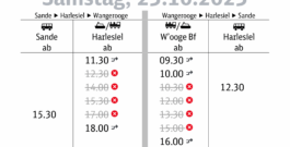 Der Sturm kommt, die Fähren fallen aus