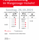 Der Sturm kommt, die Fähren fallen aus