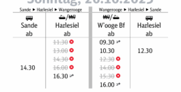 Der Sturm kommt, die Fähren fallen aus