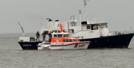 Bestattungsschiff kommt am Nikolaustag auf Sandbank vor Juist fest