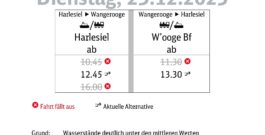 Niedrigwasser bringt den Fahrplan mal wieder durcheinander