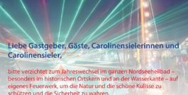 Bitte beachten – Silvester