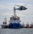 Seenotretter trainieren vor Wilhelmshaven den Ernstfall