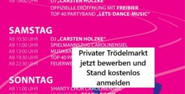 Privater Trödelmarkt beim Straßenfest 2026