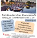 Erste Carolinensieler Museumsnacht am 12. September