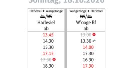 Fähren ab Wochenende 18.10.26