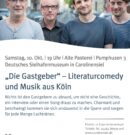Die Gastgeber – Literaturcomedy und Musik aus Köln